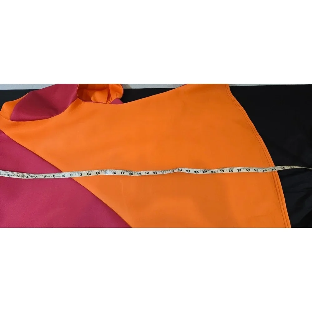 XPlus Costume Shirt Dress Orange and Pink